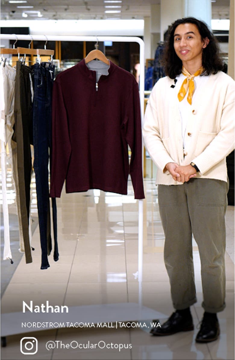 Men's ProFlex Performance Quarter Zip Pullover, sales video thumbnail