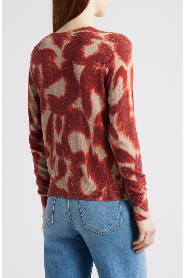 Abstract Animal Print Supersoft Sweater, Alternate, color, SPICE MULTI