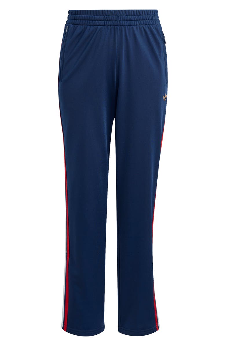 adidas Originals Kids' Firebird Recycled Polyester Track Pants, Main, color, Night Indigo/Dark Football Gold