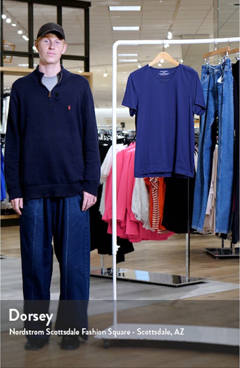 V-Neck Peruvian Pima Cotton T-Shirt, sales video thumbnail