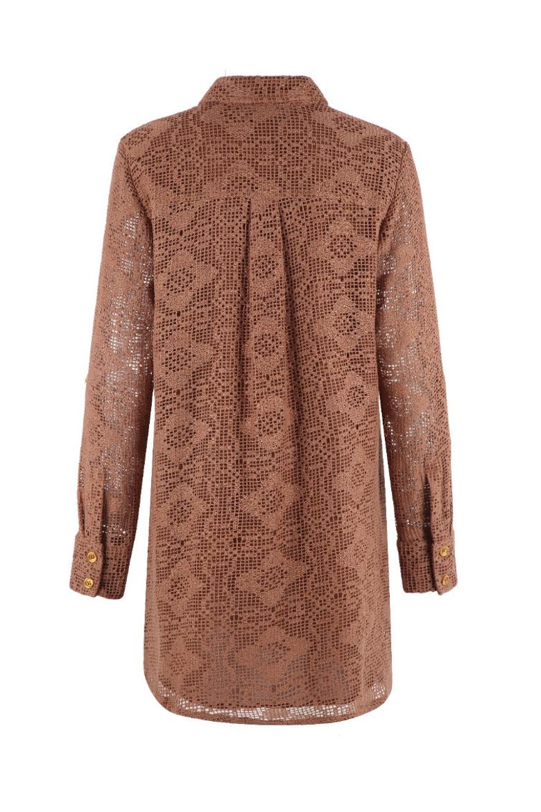 The Raya Dress, Alternate, color, Mocha Mousse