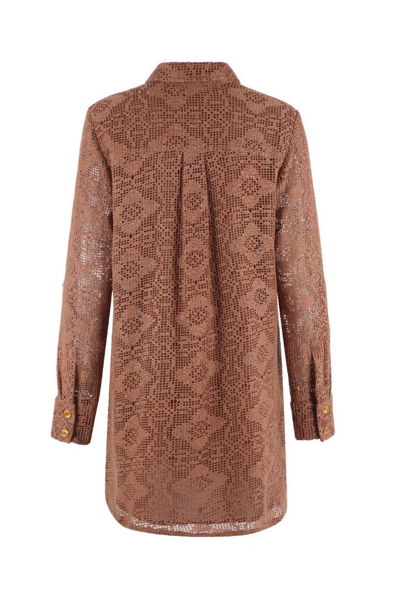 The Shirt by Rochelle Behrens The Raya Dress, Alternate, color, Mocha Mousse
