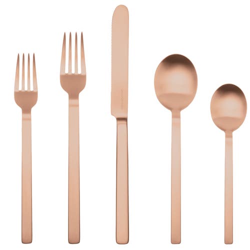 Mepra Stile By Pininfarina Flatware Set In Gold