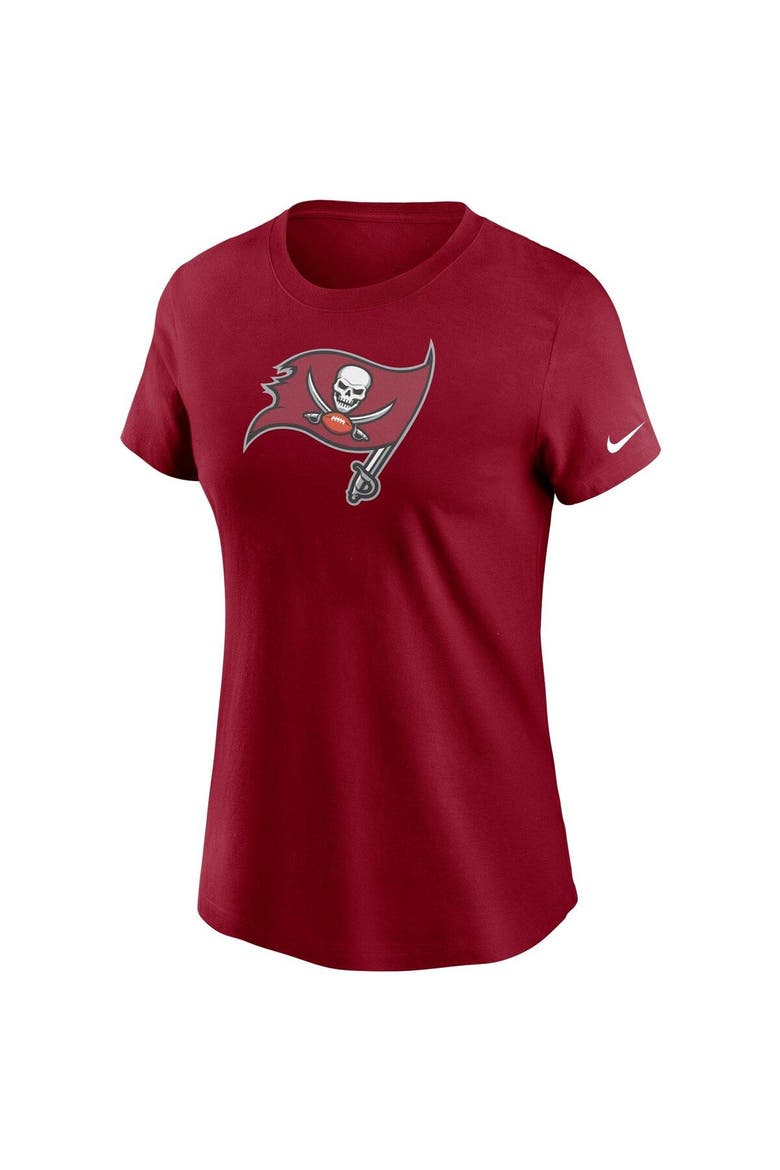 Women's Nike Red Tampa Bay Buccaneers Logo Essential T-Shirt, Alternate, color, Red