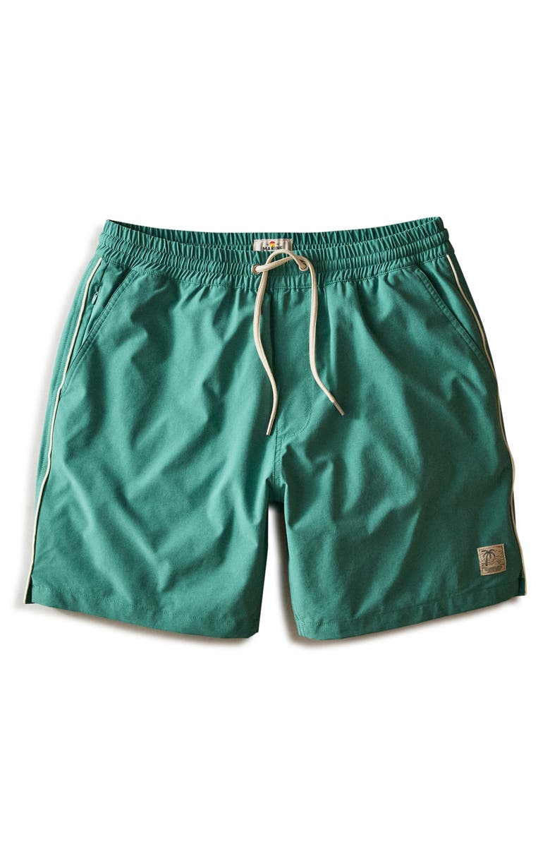 Marine Layer Lined Sport and Swim Shorts, Alternate, color, Deep Sea