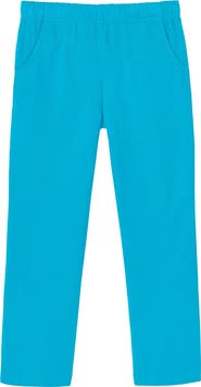 CITY THREADS Girls Soft 100% Cotton UPF 50+ Jersey Pocket Pants