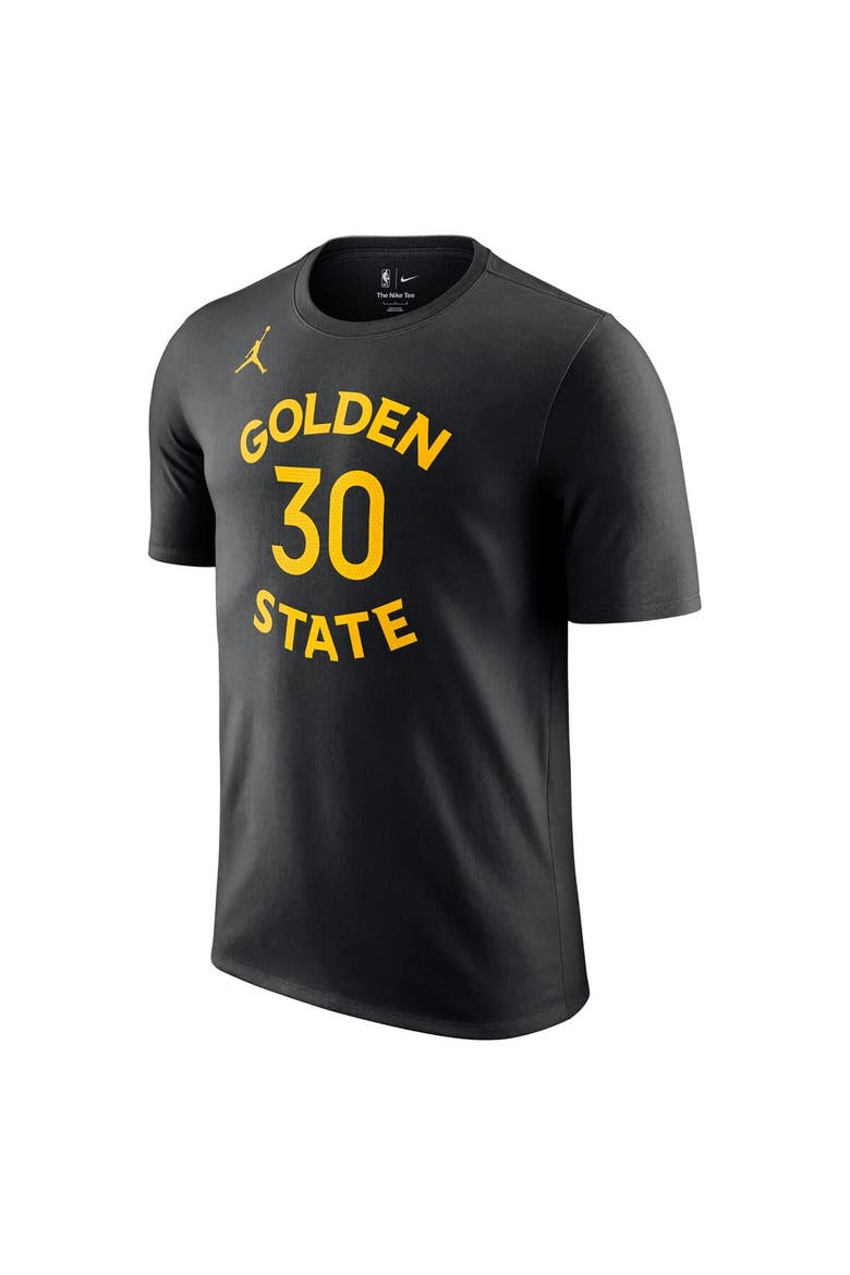 Men's Jordan Brand Stephen Curry Black Golden State Warriors Statement Edition Name & Number T-Shirt, Alternate, color, Black