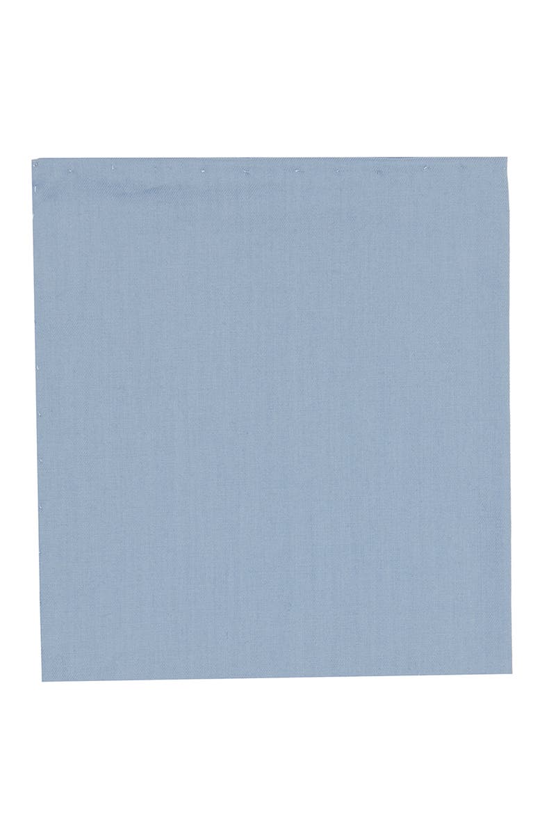 Brooklyn Brigade Solid Cotton Pocket Square, Main, color, Dusty Blue