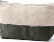 Lands' End Zipper Canvas Pouch
