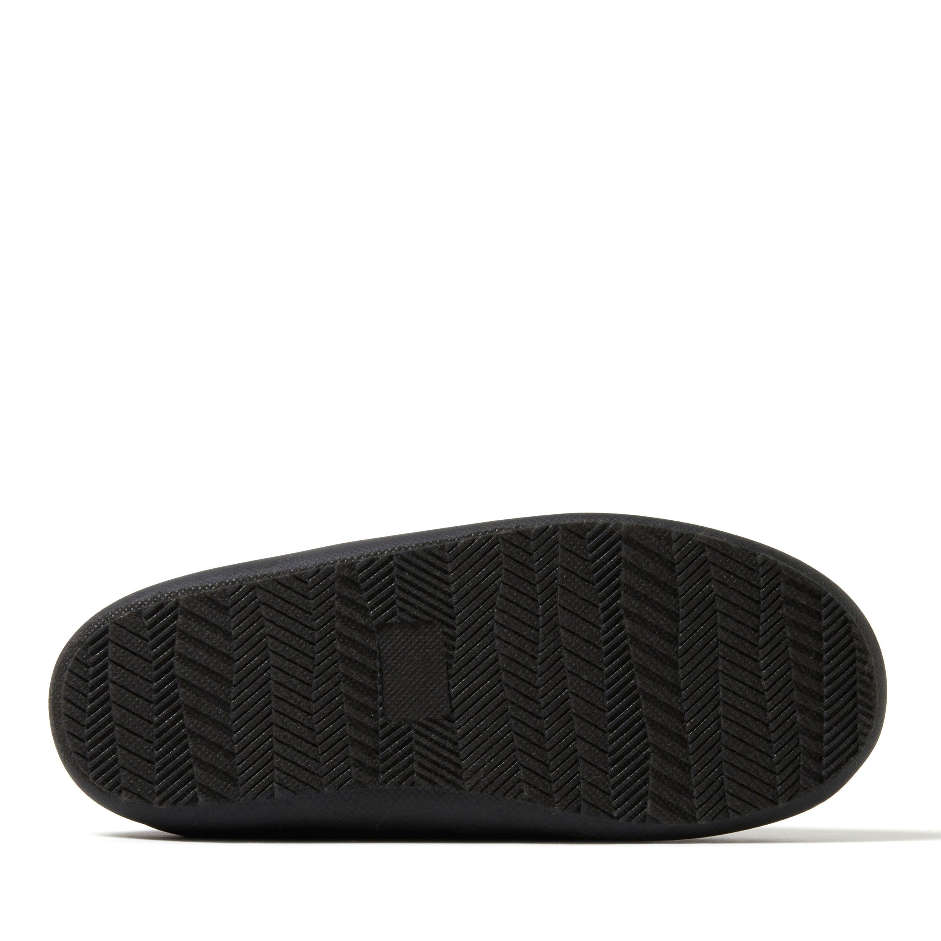 DEARFOAMS Fern Ripstop Closed Back Slipper, Alternate, color, Black