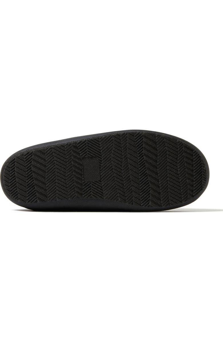 DEARFOAMS Fern Ripstop Closed Back Slipper, Alternate, color, Black