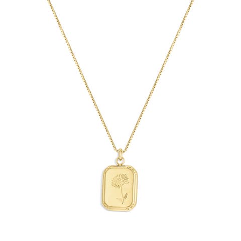Audrey Birth Flower Necklace