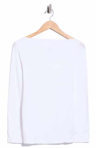 Boatneck Long Sleeve Top