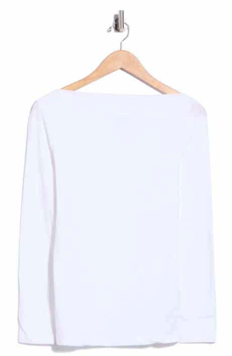 Boatneck Long Sleeve Top