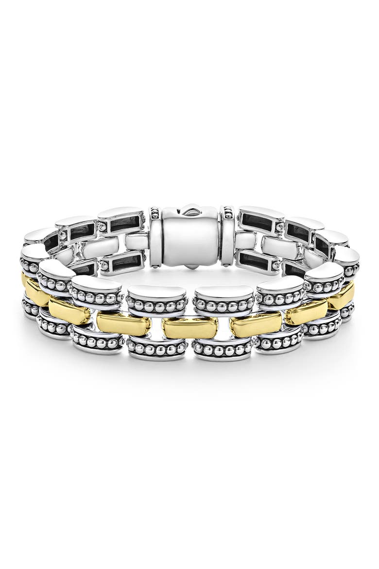 Gold Caviar Link Bracelet video