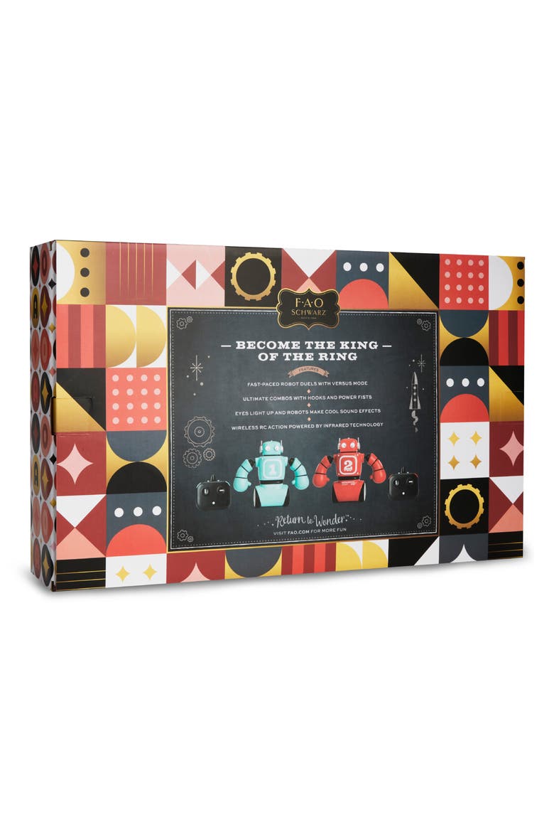 Knockout Robots Toy, Alternate, color, RED