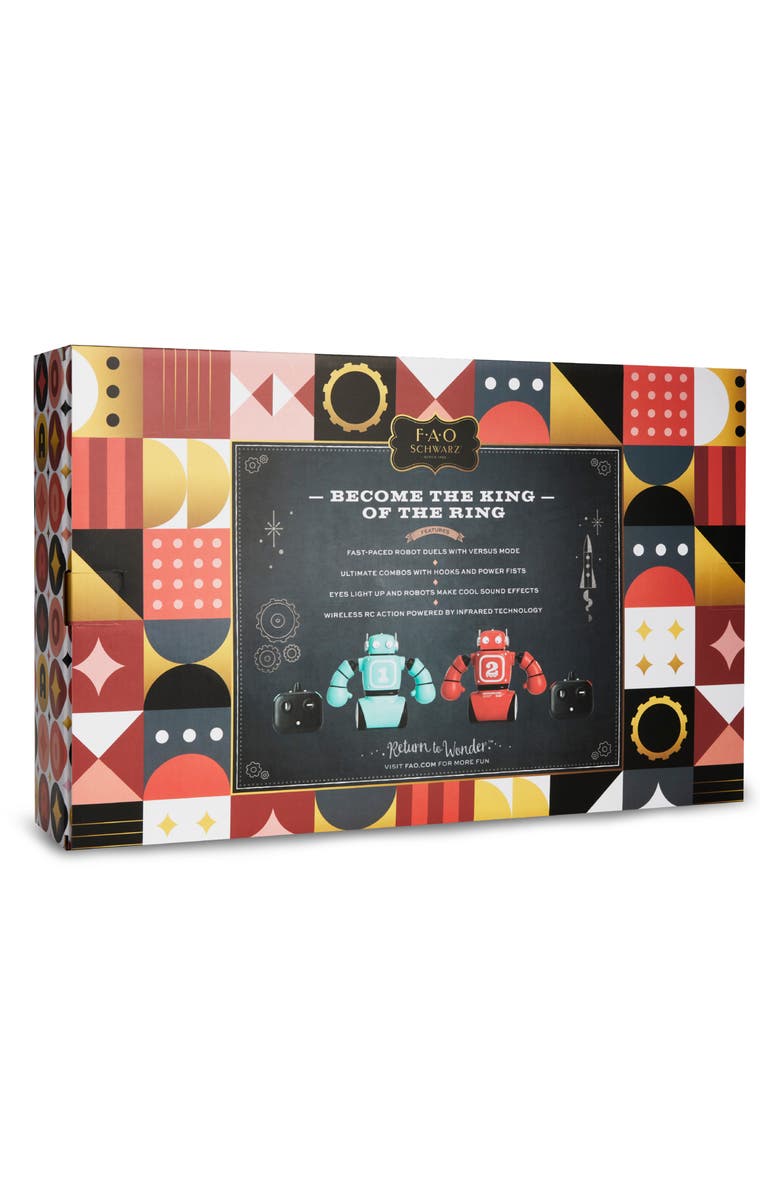 FAO Schwarz Knockout Robots Toy, Alternate, color, Red