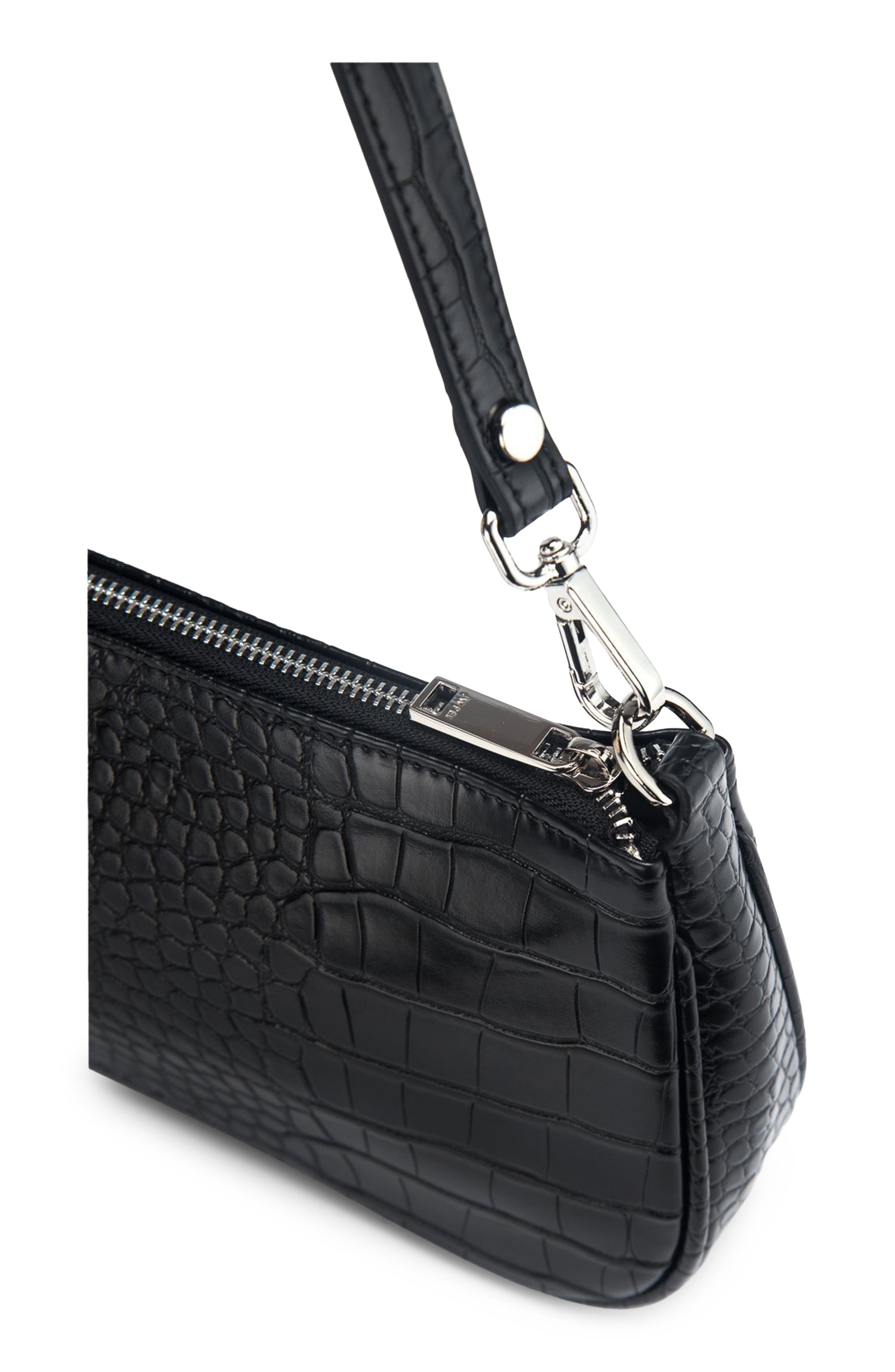 JW PEI Eva Croc Embossed Faux Leather Convertible Shoulder Bag, Alternate, color, 