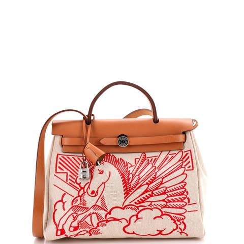 Herbag Zip Pegase Pop Toile and Leather 31