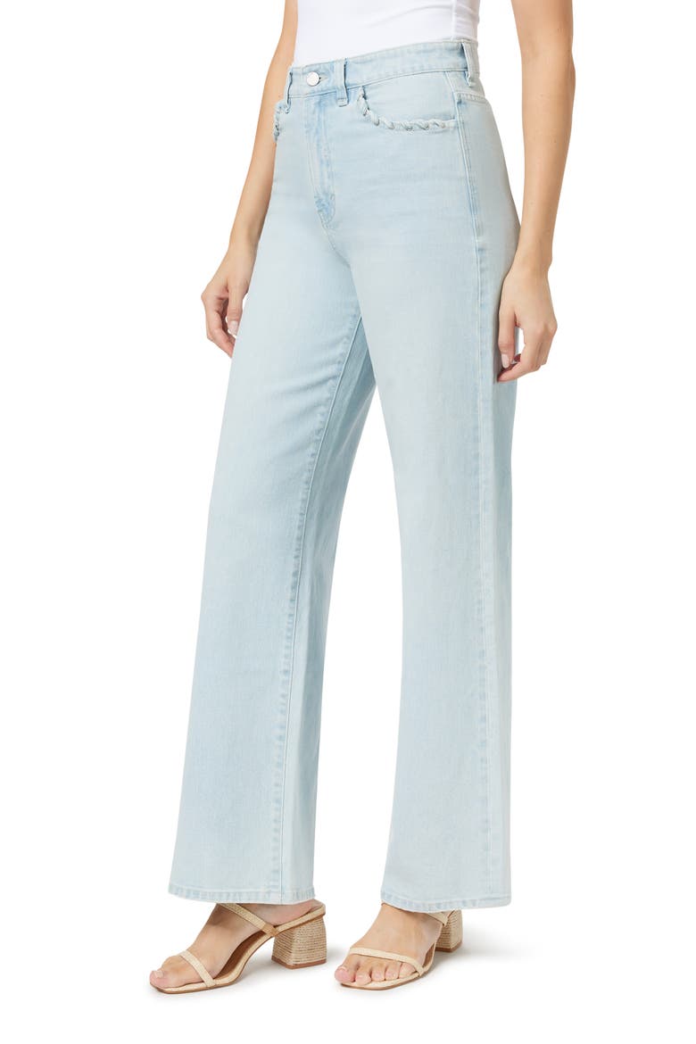 Denver High Waist Wide Leg Jeans, Alternate, color, GLACIER