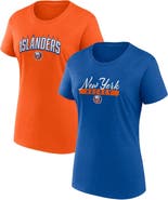 FANATICS Women's Fanatics Branded Royal/Orange New York Islanders Two-Pack Fan T-shirt Set