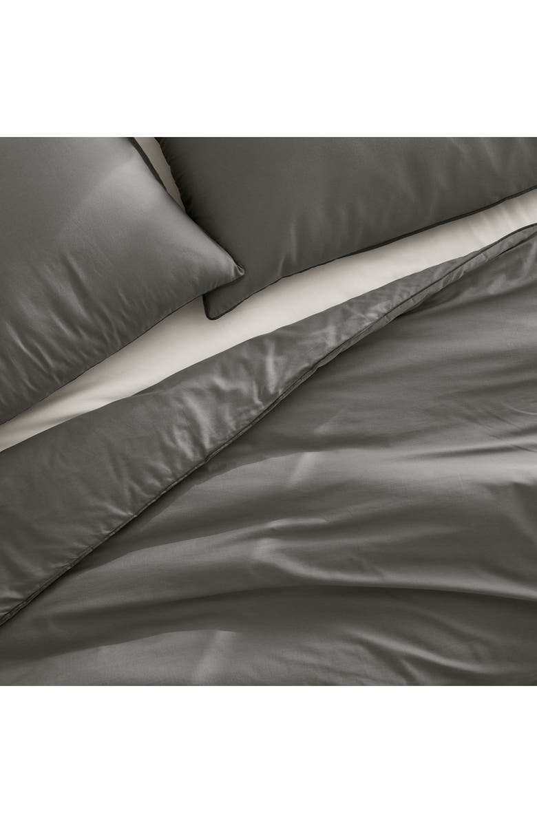 Boll & Branch Organic Cotton Comforter & Sham Set, Alternate, color, Stone