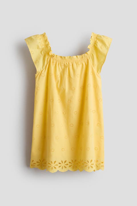 Broderie Anglaise Cotton Dress