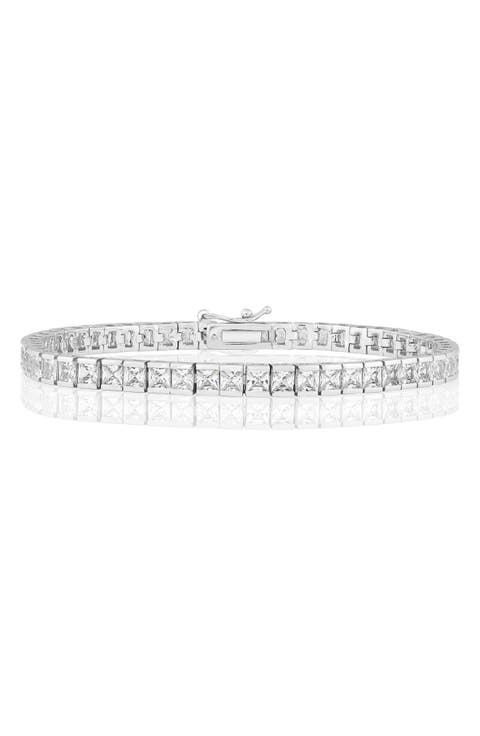 4.5mm Channel-Set Cubic Zirconia Bracelet