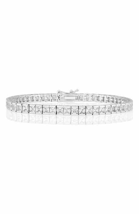 4.5mm Channel-Set Cubic Zirconia Bracelet