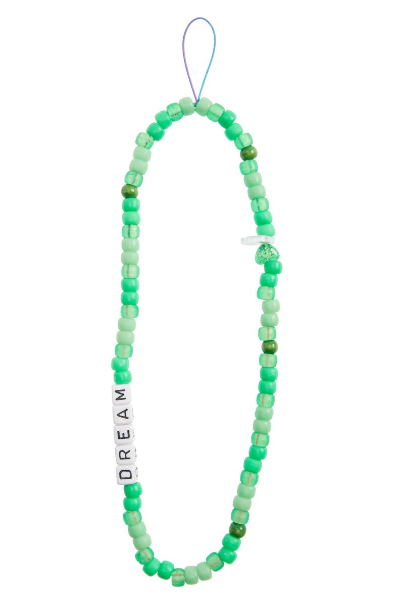 Lauren Rubinski Dream Beaded Phone Strap, Main, color,