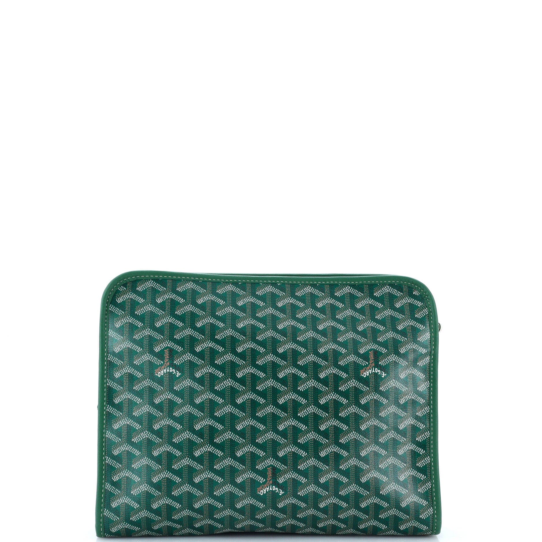 Jouvence Toiletry Pouch Coated Canvas GM, Alternate, color, Green