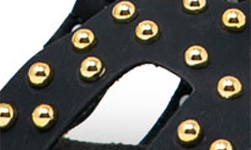 Chase & Chloe Chase And Chloe Khari Studded Slide Sandal