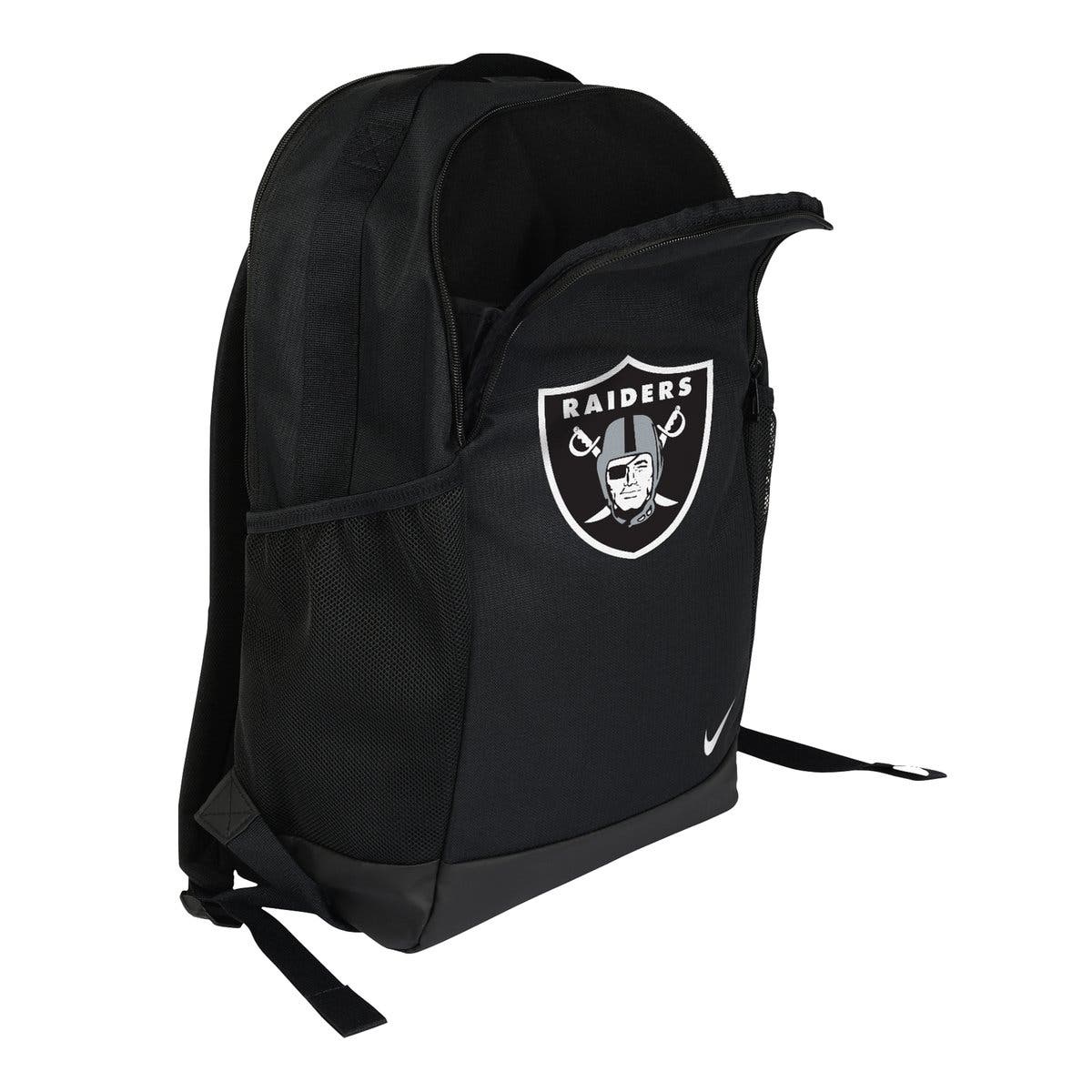 Las Vegas Raiders Primary Logo Backpack, Alternate, color, Black