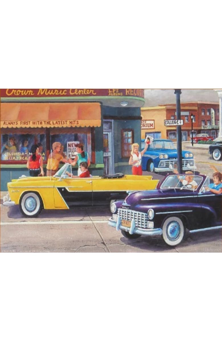 Sunsout The Past Lane 35 piece Jigsaw Puzzle for Adults, Main, color, Multicolor