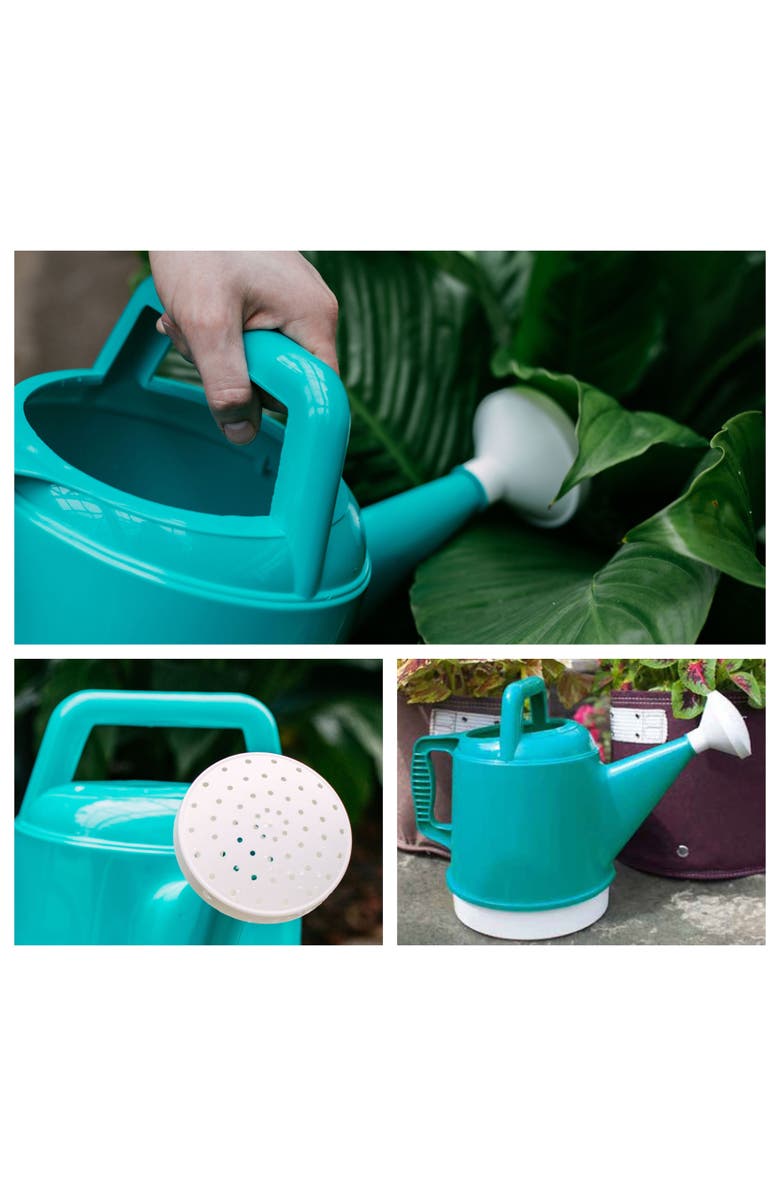 Bloem Watering Can Deluxe 2 Gallon (256 Fl Oz) Bermuda Teal Green, Alternate, color, Green