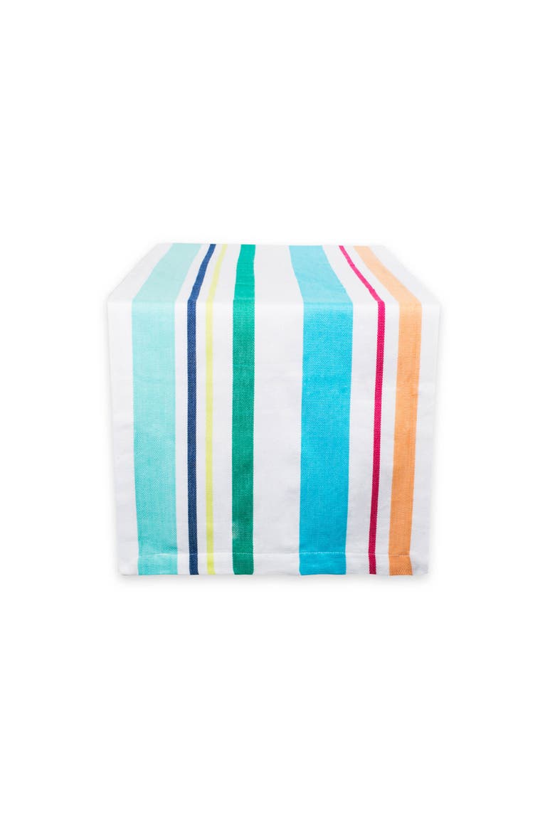 Beachy Keen Stripe Table Runner, Main, color, Beachy Keen