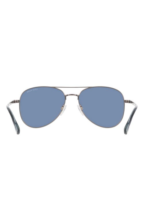Cole Haan 57mm Aviator Sunglasses In Gray