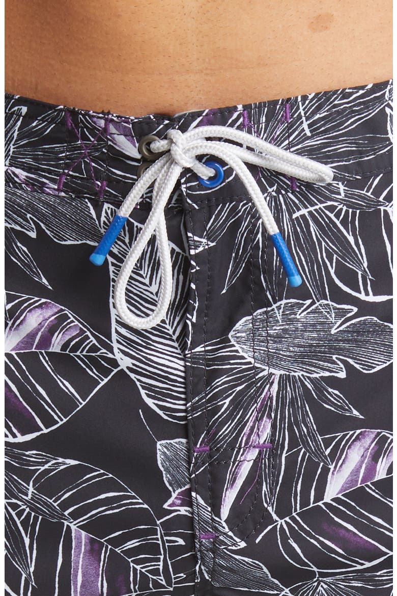 Baja Bonita Cove Board Shorts, Alternate, color, BLACK