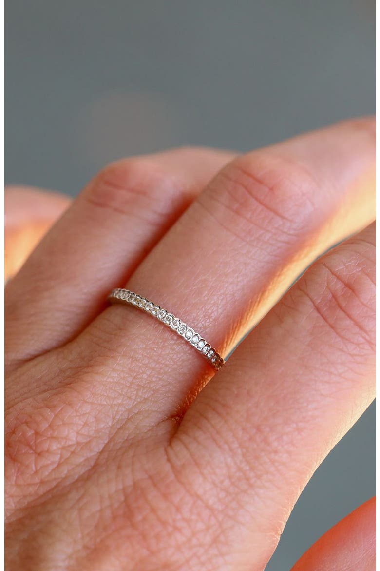 Diamond Scallop Band, Alternate, color, WHITE GOLD/DIAMOND
