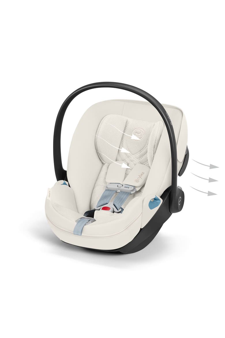 Cloud T Infant Car Seat with Leg Load Base, Alternate, color, OFF WHITE