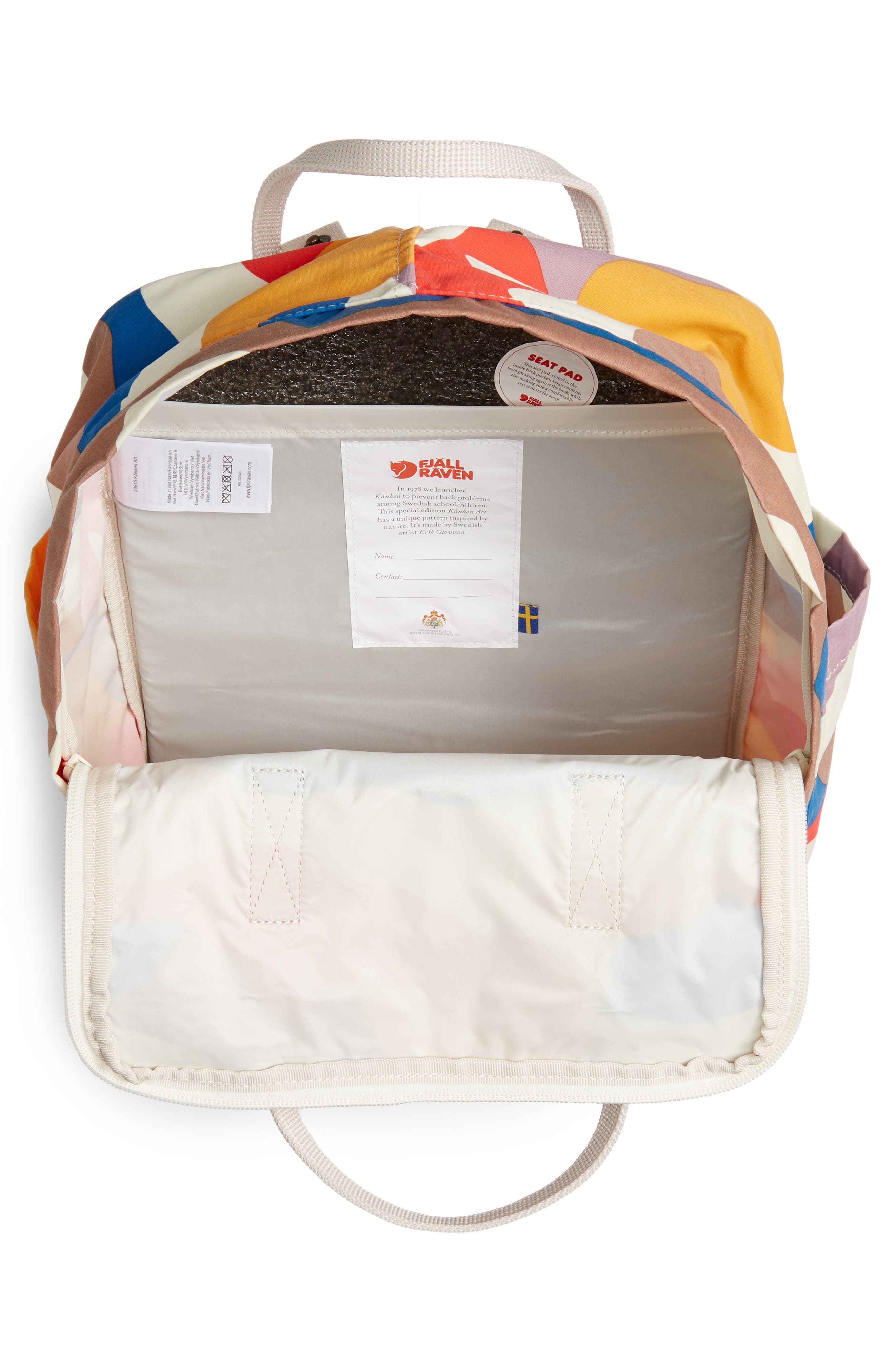 Kånken Art Water Resistant Backpack, Alternate, color, SPRING LANDSCAPE