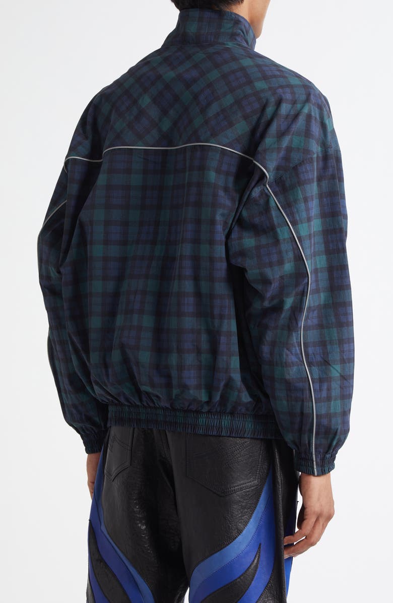 Martine Rose Oversize Plaid Track Jacket, Alternate, color, 