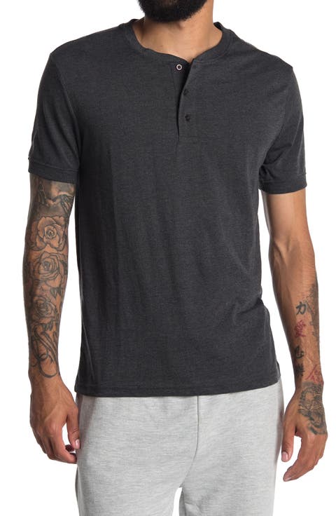 Supersoft Short Sleeve Knit Henley
