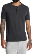 UNSIMPLY STITCHED Supersoft Short Sleeve Knit Henley