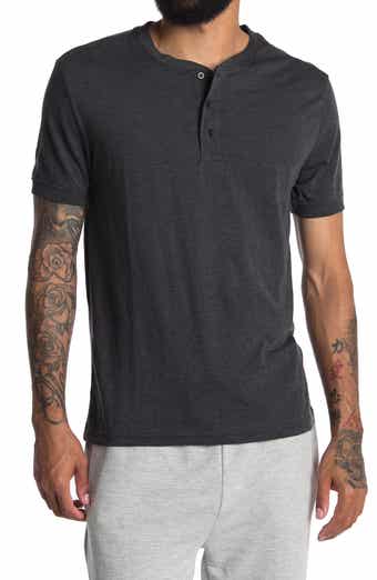 UNSIMPLY STITCHED Supersoft Short Sleeve Knit Henley