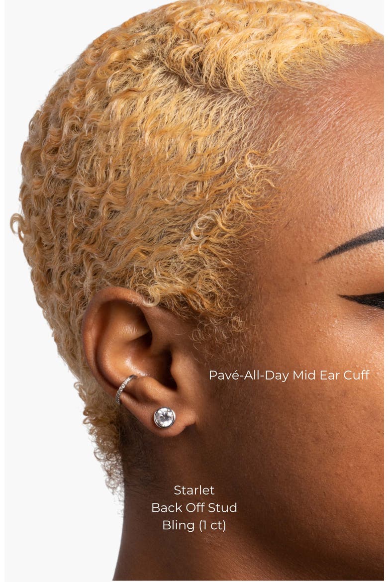 Pavé-All-Day Ear Cuff, Alternate, color, Yellow Gold