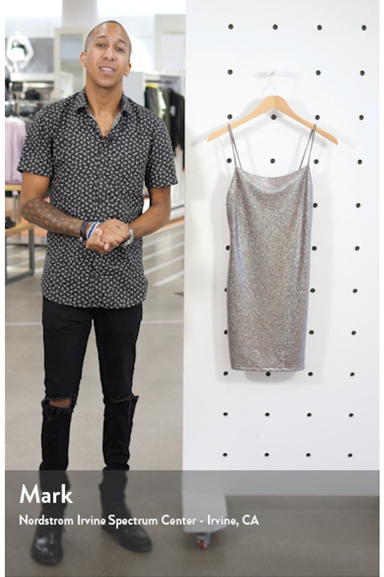 Metallic Foil Body-Con Minidress video