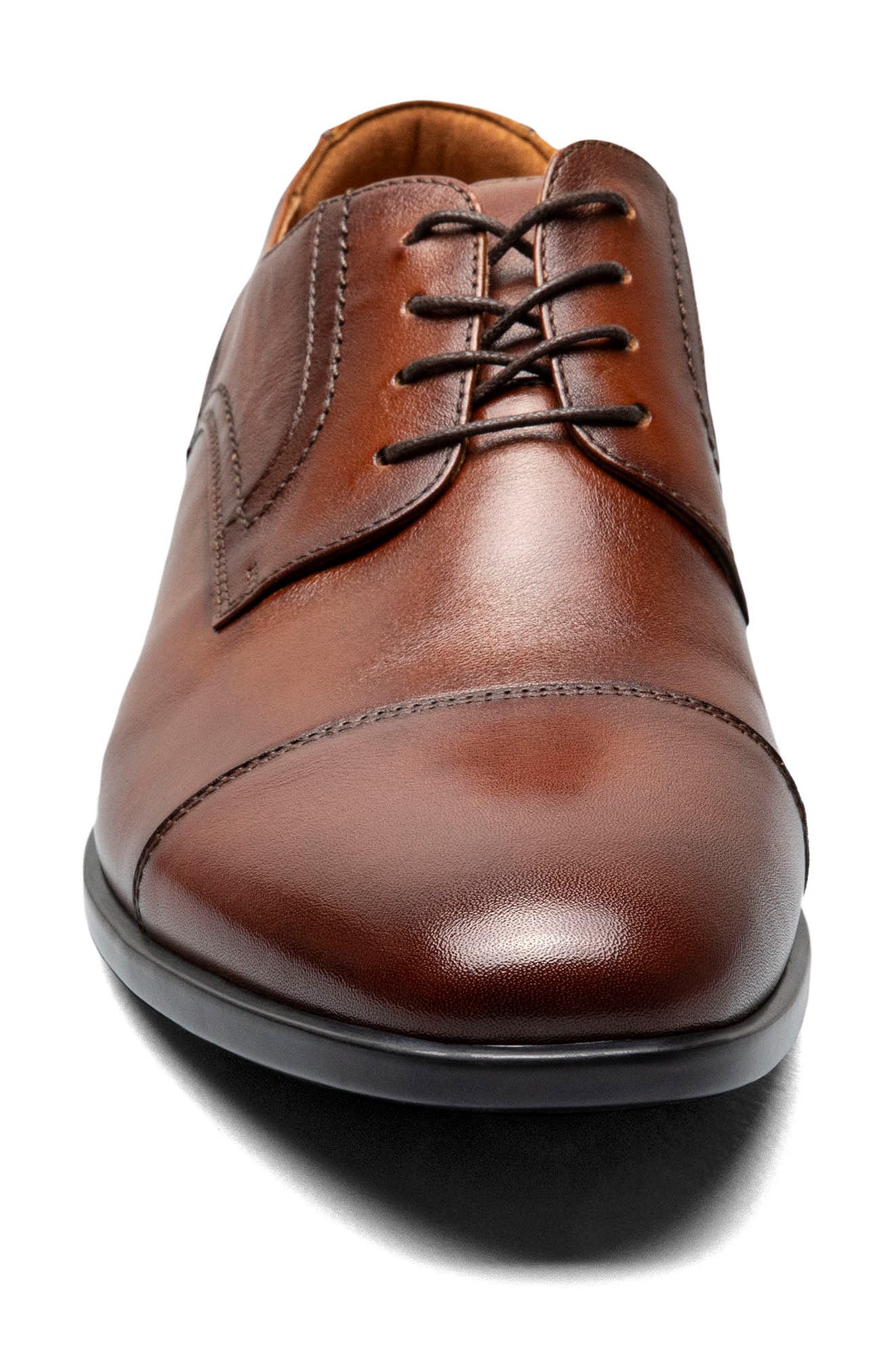 Pregamo Cap Toe Derby, Alternate, color, COGNAC
