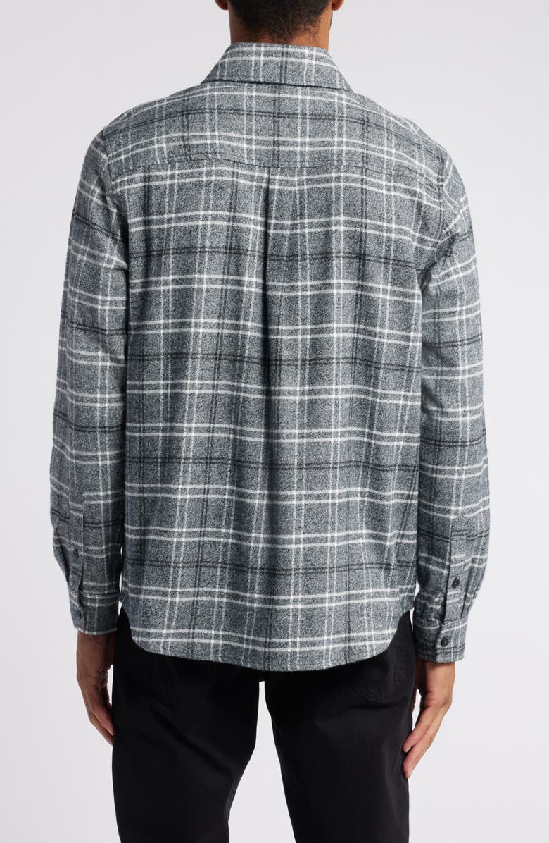 AG Aiden Plaid Cotton Button-Up Shirt, Alternate, color, Tartan Plaid Grey Multi