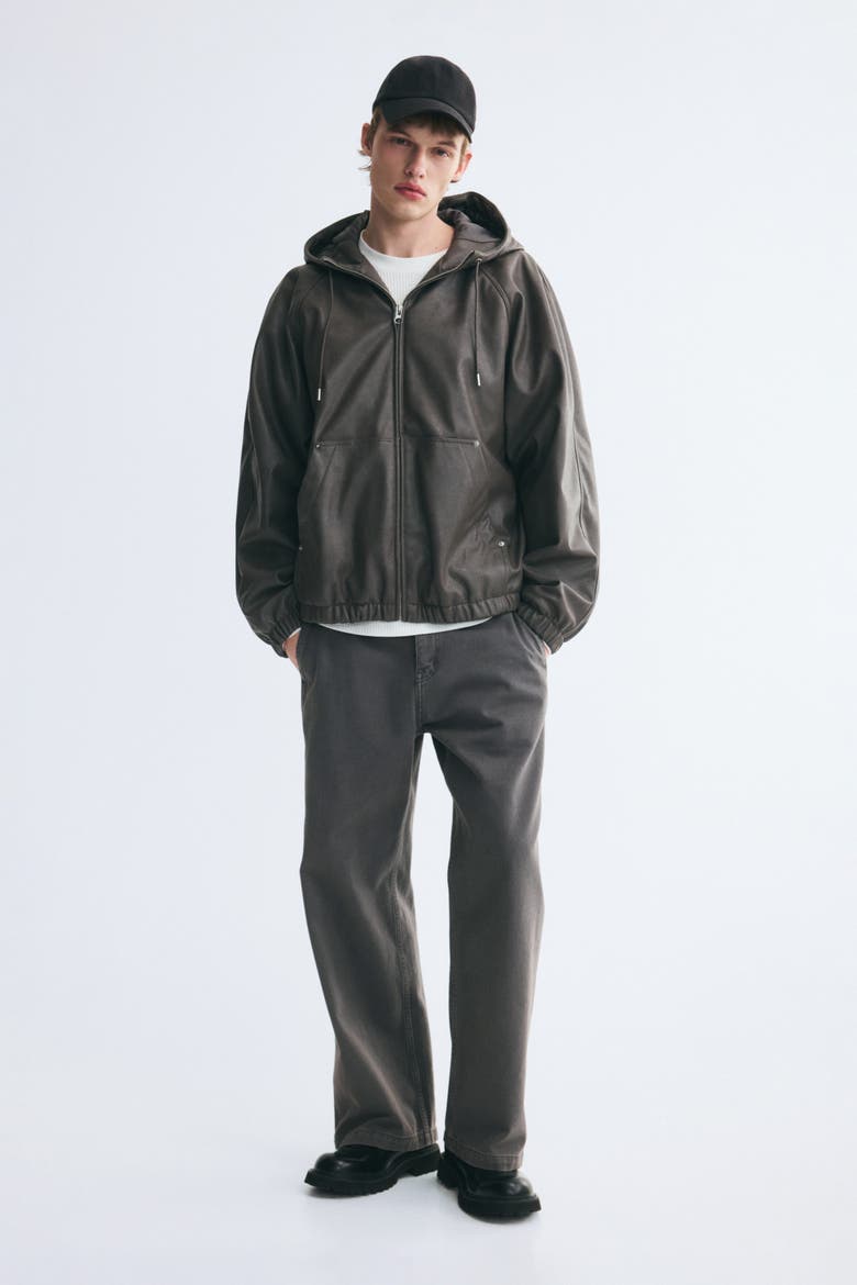 Loose-Fit Carpenter Pants, Main, color, Dark gray